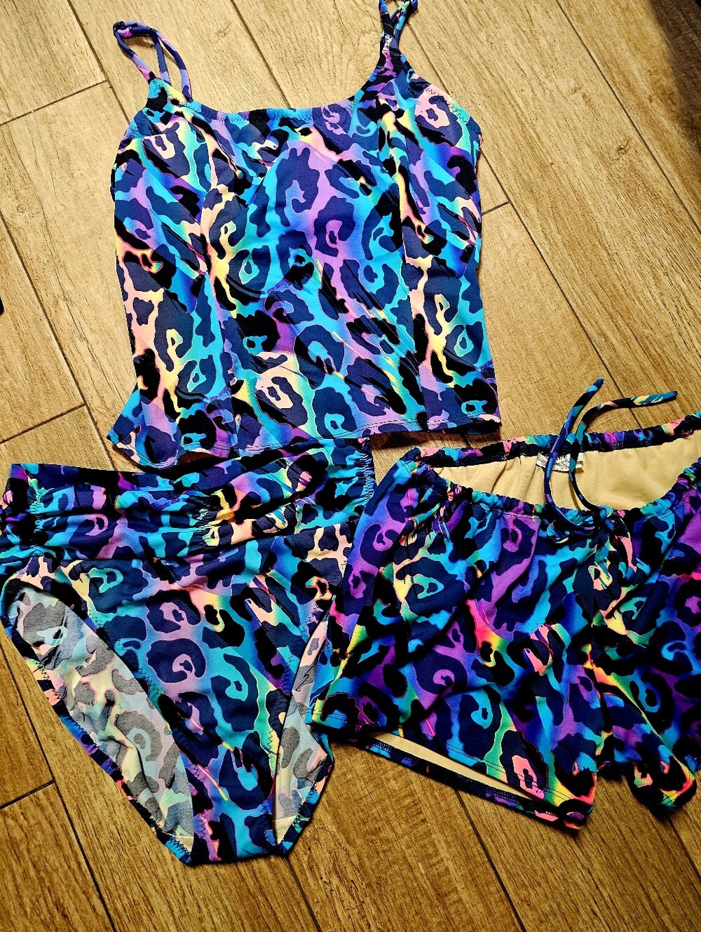 Leopard Multi Swimming Suit 3 Pieces